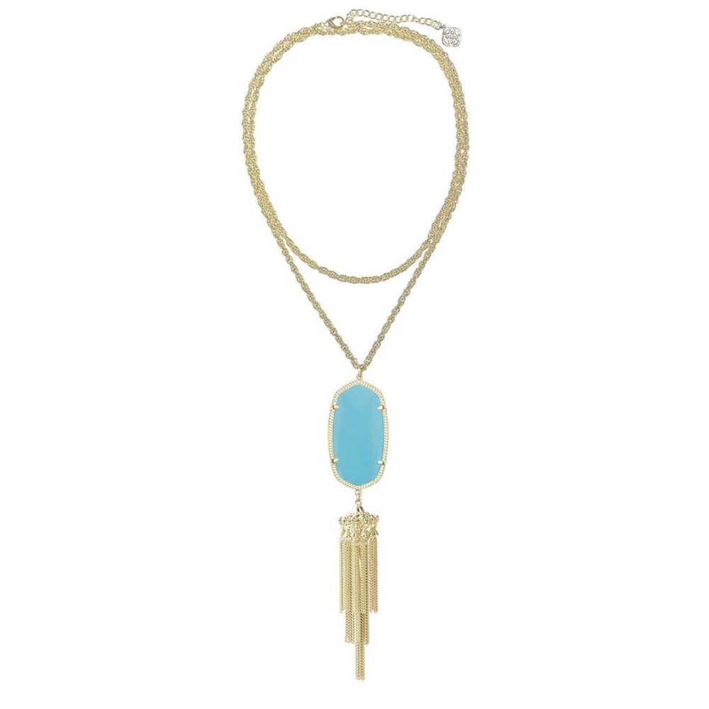Kendra Scottβ βTurquoise Rayne Necklaceβ